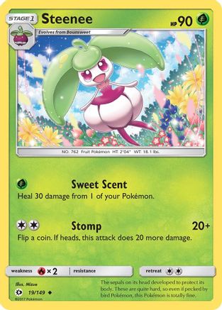 Steenee 19/149 - SM Base Set Reverse Holofoil