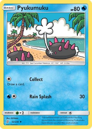 Pyukumuku 52/236 - SM Unified Minds Reverse Holofoil