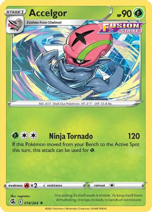 Accelgor 14/264 - SWSH08 Fusion Strike