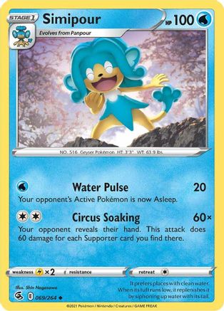 Simipour 69/264 - SWSH08 Fusion Strike