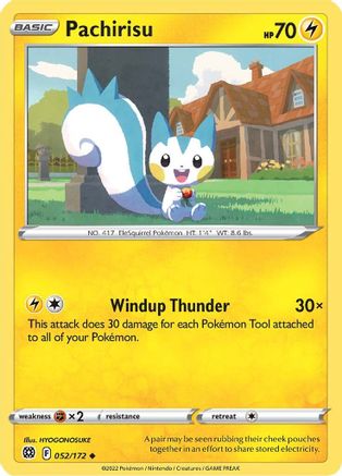 Pachirisu 52/172 - SWSH09 Brilliant Stars
