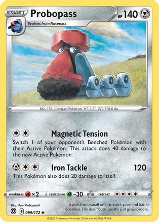 Probopass 99/172 - SWSH09 Brilliant Stars Reverse Holofoil