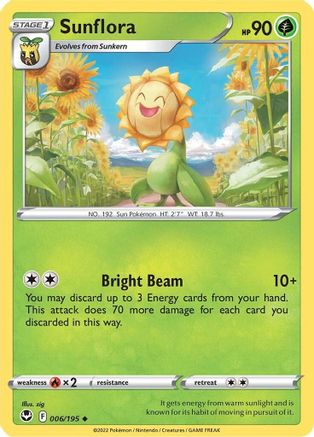 Sunflora 6/195 - SWSH12 Silver Tempest