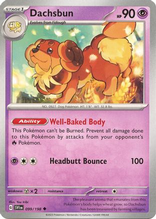 Dachsbun 99 - SV01 Scarlet & Violet Base Set