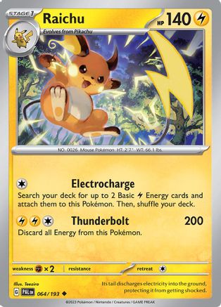 Raichu - 064/193 64 - SV02 Paldea Evolved