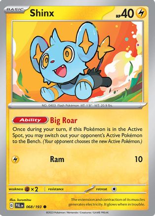 Shinx - 068/193 68 - SV02 Paldea Evolved Reverse Holofoil