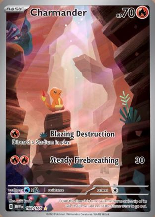 Charmander - 168/165 168 - SV Scarlet & Violet 151 Holofoil