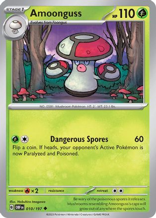 Amoonguss 10 - SV03 Obsidian Flames