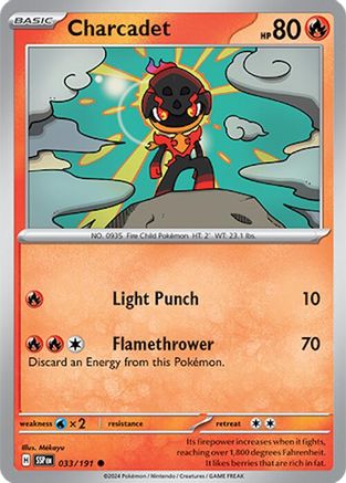 Charcadet - 033/191 33 - SV08 Surging Sparks Reverse Holofoil