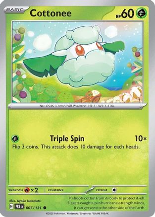Cottonee 7 - SV Prismatic Evolutions