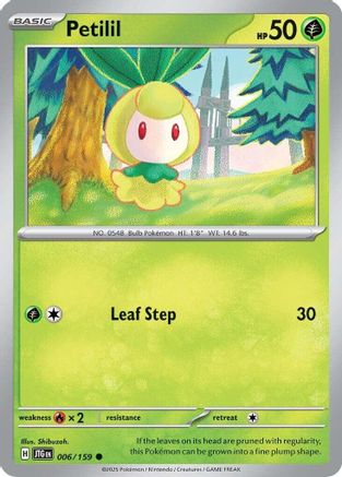 Petilil 6 - SV09 Journey Together Reverse Holofoil