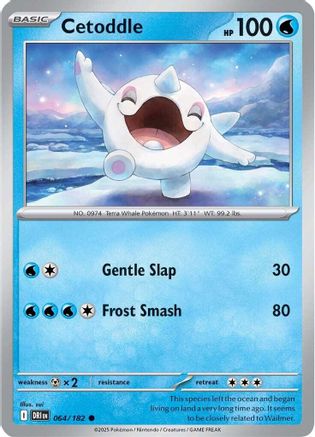 Cetoddle 64 - SV10 Destined Rivals Reverse Holofoil