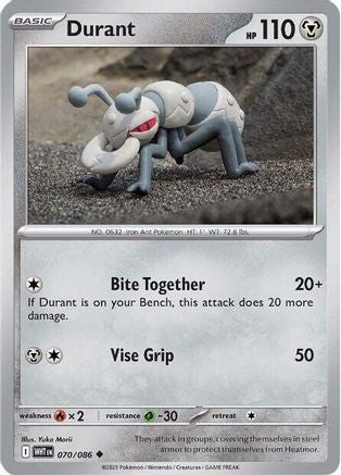 Durant - 068/086 68 - SV White Flare Reverse Holofoil