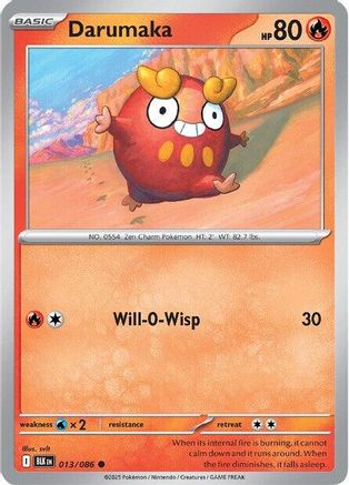 Darumaka - 013/086 13 - SV Black Bolt