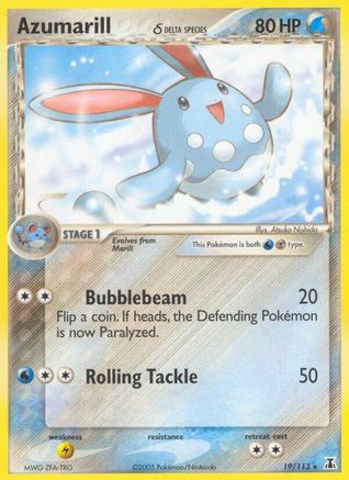 Azumarill (Delta Species) 19/113 - Delta Species Reverse Holofoil