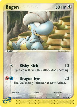 Bagon - 50/97 50/97 - Dragon Reverse Holofoil