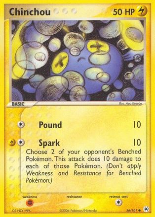 Chinchou - 56/101 56/101 - Hidden Legends