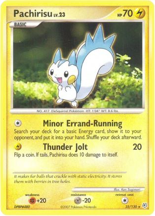 Pachirisu 35/130 - Diamond and Pearl Reverse Holofoil