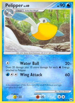 Pelipper (45) 45/99 - Arceus Reverse Holofoil