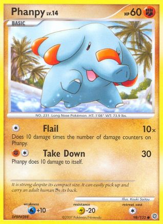 Phanpy 98/132 - Secret Wonders Reverse Holofoil