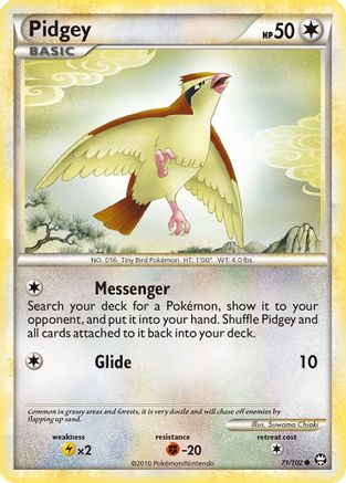 Pidgey 71/102 - Triumphant