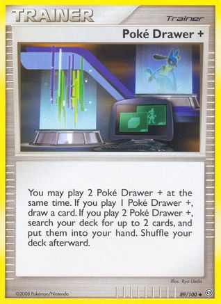 Poke Drawer + 89/100 - Stormfront Reverse Holofoil
