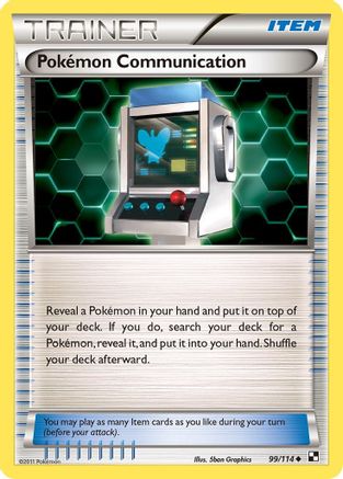 Pokemon Communication 99/114 - Black and White
