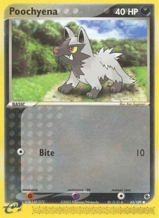 Poochyena - 63/109 63/109 - Ruby and Sapphire