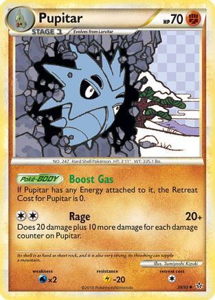 Pupitar (38) 38/95 - Unleashed Reverse Holofoil