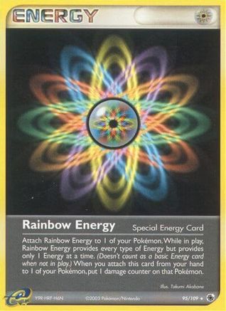 Rainbow Energy 95/109 - Ruby and Sapphire Reverse Holofoil