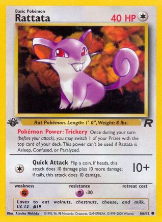 Rattata 66/82 - Team Rocket Unlimited
