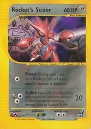 Rocket's Scizor - 4 4/9 - Best of Promos