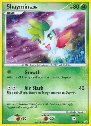 Shaymin (15) 15/127 - Platinum Reverse Holofoil