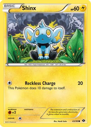 Shinx (43) 43/99 - Next Destinies Reverse Holofoil