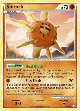 Solrock 9/102 - Triumphant Reverse Holofoil
