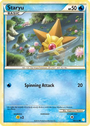 Staryu 84/123 - HeartGold SoulSilver Reverse Holofoil