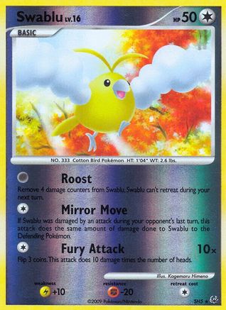 Swablu (Shiny) SH5/127 - Platinum Reverse Holofoil