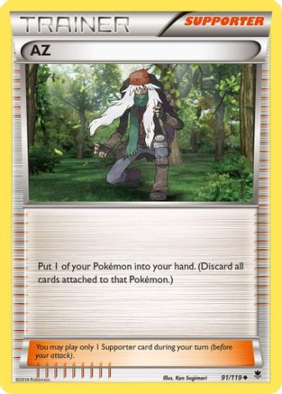 AZ 91/119 - XY Phantom Forces Reverse Holofoil