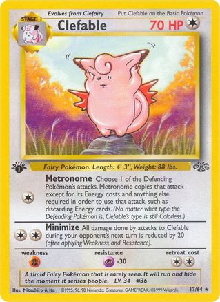 Clefable (17) 17/64 - Jungle Unlimited