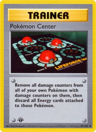 Pokemon Center 85 - Base Set Shadowless 1st Edition