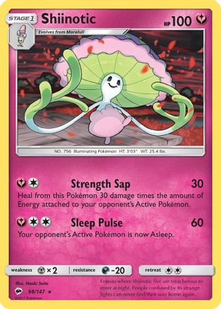 Shiinotic 98/147 - SM  Burning Shadows