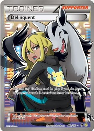 Delinquent - 98b/122 (Full Art) 98b/122 - Alternate Art Promos Holofoil
