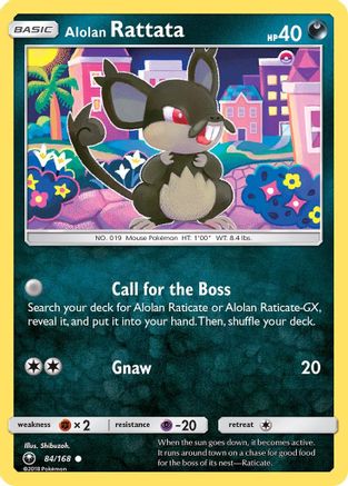 Alolan Rattata 84/168 - SM  Celestial Storm