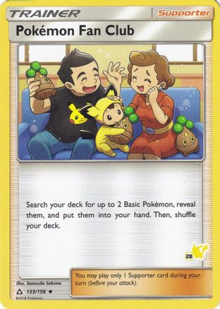 Pokemon Fan Club - 133/156 (#28 Pikachu Stamped) 133 - Battle Academy