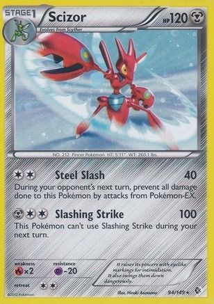Scizor - 94/149 (Cosmos Holo) 94 - Blister Exclusives Holofoil