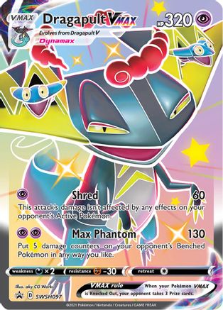 Dragapult VMAX - SWSH097 SWSH097/307 - SWSH Sword & Shield Promo Cards Holofoil