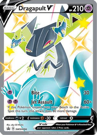 Dragapult V - SWSH096 SWSH096/307 - SWSH Sword & Shield Promo Cards Holofoil