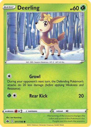 Deerling 11/198 - SWSH06 Chilling Reign