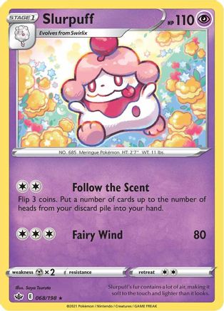 Slurpuff 68/198 - SWSH06 Chilling Reign