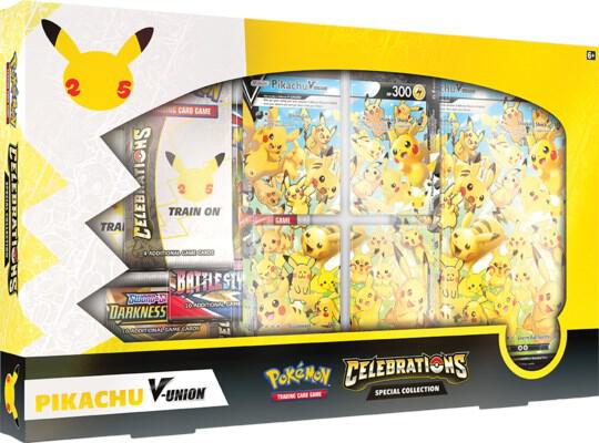 Celebrations Pikachu V-Union Collection